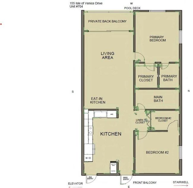 APT-304 - 155 Isle Of Venice Dr, Condo with 2 bedrooms, 2 bathrooms and null parking in Fort Lauderdale FL | Image 73
