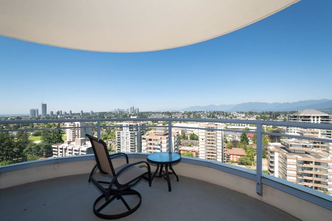 Balcony featuring a mountain view and a city view | Image 7