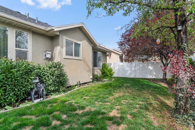 View of yard featuring fence | Image 21
