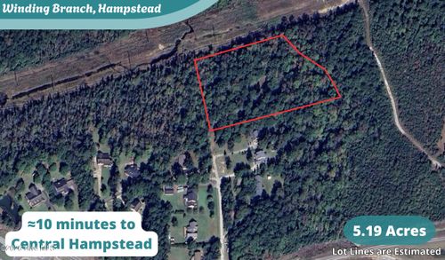 5.19 Acres Winding Branch Rd, Hampstead, NC, 28443 | Card Image