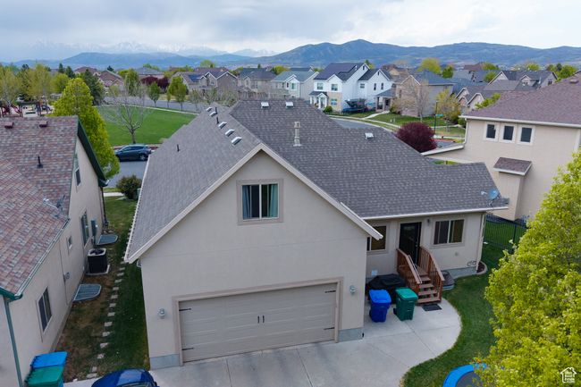 Drone / aerial view featuring a residential view and a mountain view | Image 30