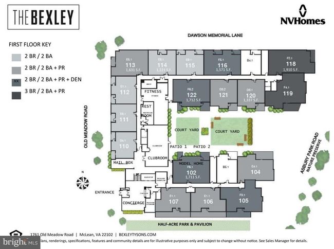 APT-102 - 1761 Old Meadow Rd, Condo with 2 bedrooms, 3 bathrooms and null parking in MCLEAN VA | Image 49