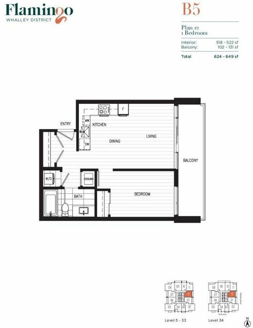 2612-13675 107a Ave, Surrey, BC, V3T2H2 | Card Image