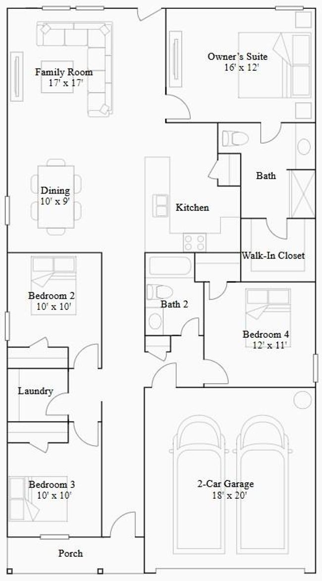 2619 American Ruby Dr, House other with 4 bedrooms, 2 bathrooms and 2 parking in Rosharon TX | Image 8