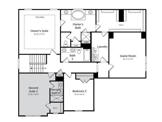 Structural options include: gourmet kitchen, tray ceiling, second suite on second floor, shower ledge in owner's bath, study, covered outdoor living, door from owners closet to laundry room, additional windows, fireplace, finished basement with bedroom suite and rough-in for future wet bar. | Image 5