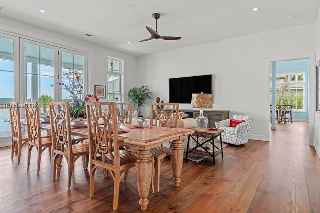 Encompassing huge kitchen, dining area and seating area. | Image 9