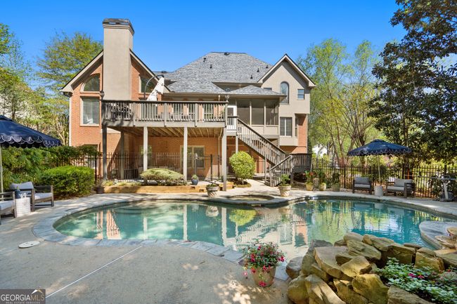 9985 High Falls Pointe, House other with 7 bedrooms, 5 bathrooms and 3 parking in Alpharetta GA | Image 58