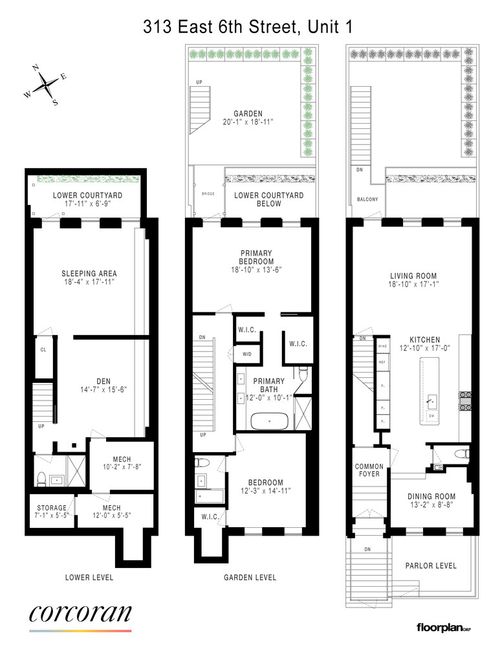 garden-313 E 6th Street, New York City, NY, 10003 | Card Image