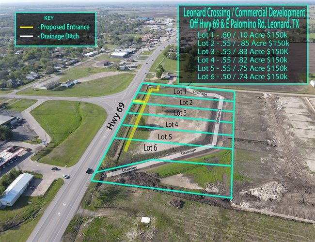 Lot 2 Hwy 69, Home with 0 bedrooms, 0 bathrooms and null parking in Leonard TX | Image 1