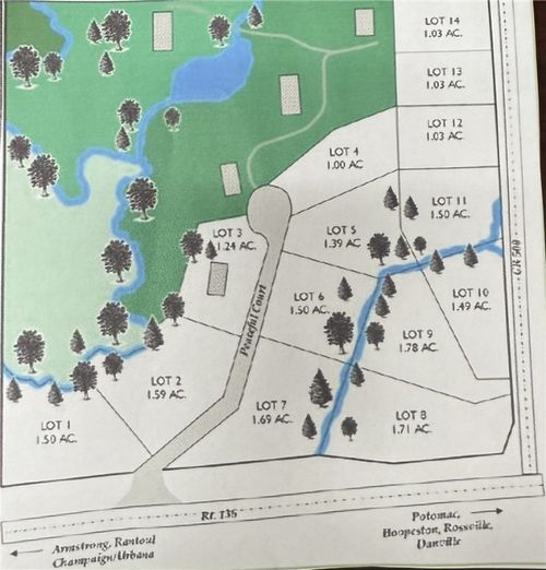 136 Peaceful Court, Potomac, IL, 61865 | Card Image