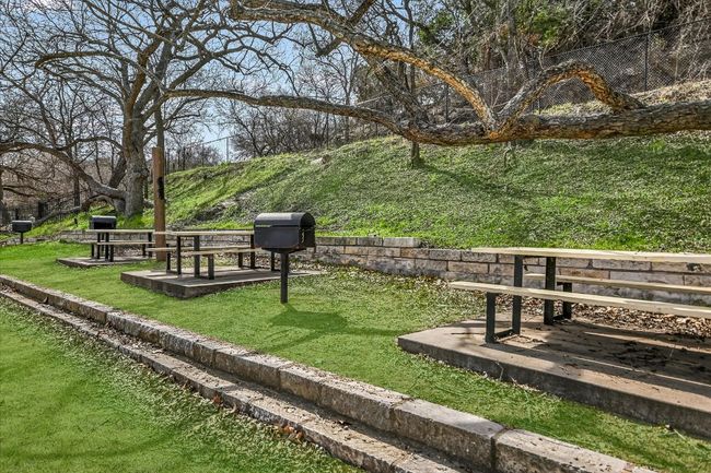 Picnic area located by Lake Austin boat dock and water access | Image 29