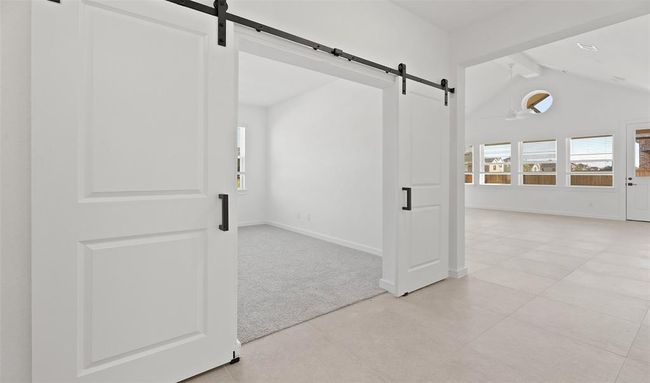 Home office with barn doors (*Photo not of actual home and used for illustration purposes only.) | Image 5