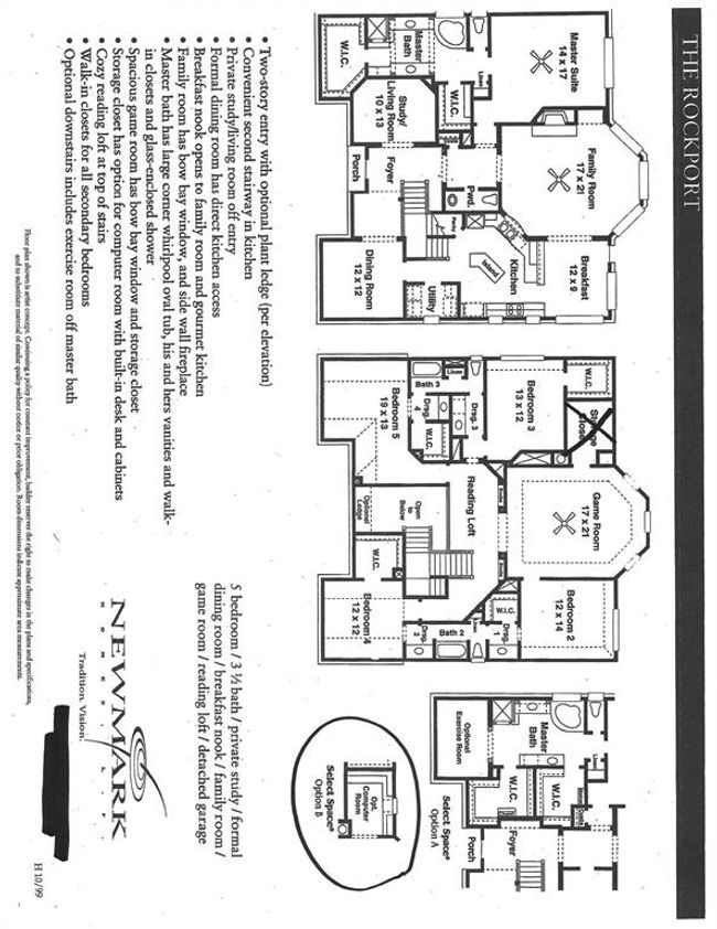 Floorplan. Upper level have computer room with window not Storage closet. | Image 49