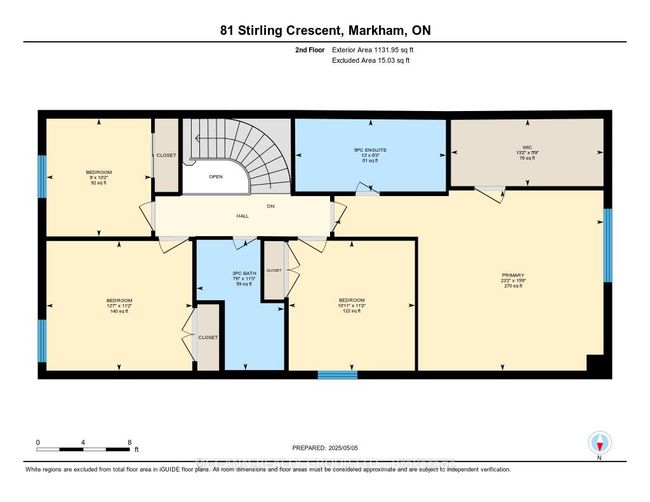 81 Stirling Cres, House other with 5 bedrooms, 4 bathrooms and 4 parking in Markham ON | Image 35