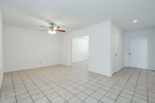 Spare room with baseboards, a ceiling fan, and recessed lighting | Image 36