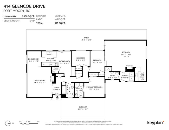 414 Glencoe Drive, House other with 3 bedrooms, 3 bathrooms and 6 parking in Port Moody BC | Image 40