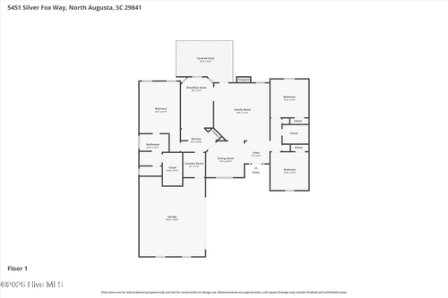 5451 Silver Fox Way, North Augusta, SC, 29841-7630 | Card Image