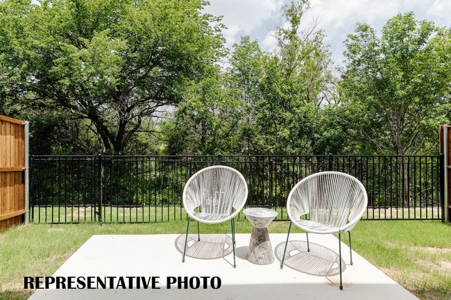 You'll find the elusive townhome that offers private, fenced outdoor space in each of our floor plans in the Enclave at Chadwick Farms! REPRESENTATIVE PHOTO OF MODEL HOME | Image 10