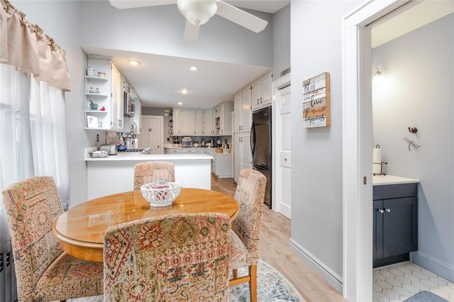 Dining space with baseboards, recessed lighting, and ceiling fan | Image 12