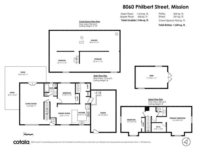 8060 Philbert Street, House other with 3 bedrooms, 1 bathrooms and 8 parking in Mission BC | Image 40
