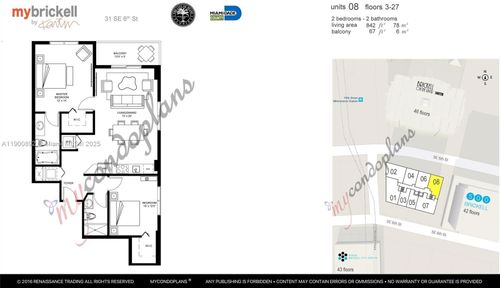 apt-2508-31 Se 6th St, Miami, FL, 33131-3176 | Card Image