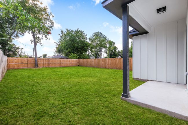 View of yard featuring a fenced backyard | Image 27