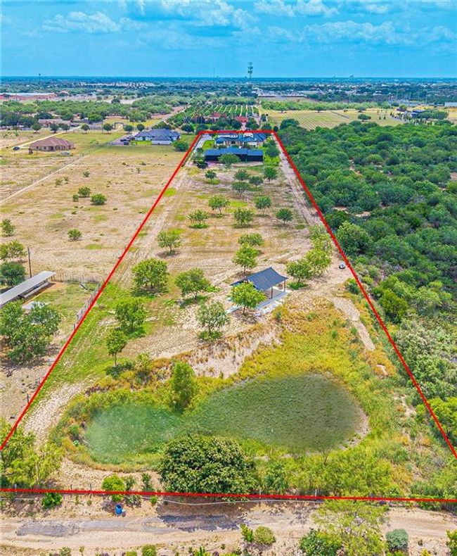 Aerial view of area featuring property parcel outlined | Image 45