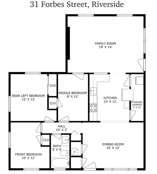 31 Forbes St, House other with 3 bedrooms, 1 bathrooms and 3 parking in Riverside RI | Image 31
