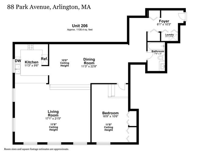 APT-206 - 88 Park Ave, Condo with 1 bedrooms, 1 bathrooms and 1 parking in Arlington MA | Image 29
