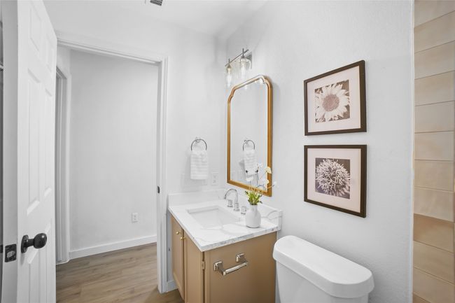 Bathroom with vanity and wood finished floors | Image 18