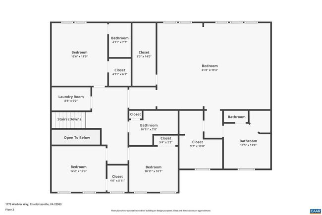 1773 Warbler Way, House other with 4 bedrooms, 5 bathrooms and null parking in CHARLOTTESVILLE VA | Image 63