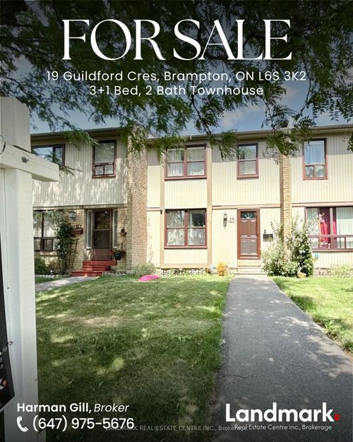 19 Guildford Cres, Brampton, ON, L6S3K2 | Card Image