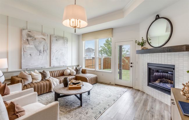 Gathering room drenched in natural light, creating a warm atmosphere *Model representation | Image 7
