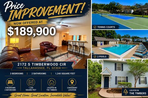 2172 Timberwood Cir S, TALLAHASSEE, FL, 32304-2680 | Card Image