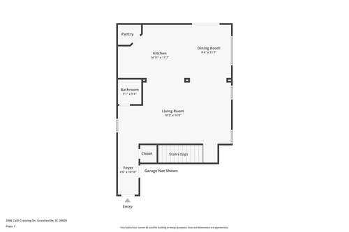 2986 Calli Crossing Dr, Graniteville, SC, 29829-6042 | Card Image
