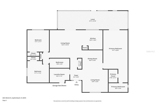 6521 Bimini Ct, House other with 3 bedrooms, 2 bathrooms and null parking in APOLLO BEACH FL | Image 65
