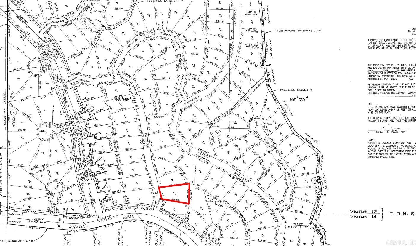 Land in Cherokee Village 2