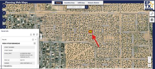 PN-362174 Horizon Xing, El Paso, TX, 79928 | Card Image