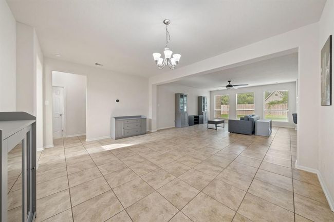 Open living area and dining room | Image 13