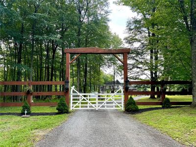 Custom built wood ranch entrance | Image 3