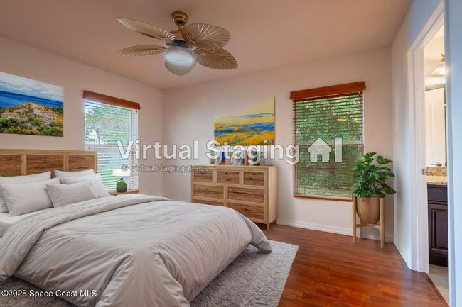 virtually staged master bedroom | Image 32