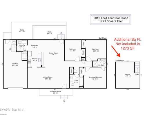 5010 Lord Tennyson Dr, Wilmington, NC, 28405-2619 | Card Image