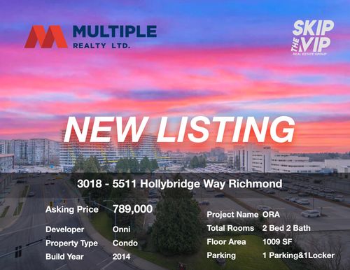 3018-5511 Hollybridge Way, Richmond, BC, V7C0A3 | Card Image