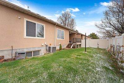 View of yard with central air condition unit | Image 3