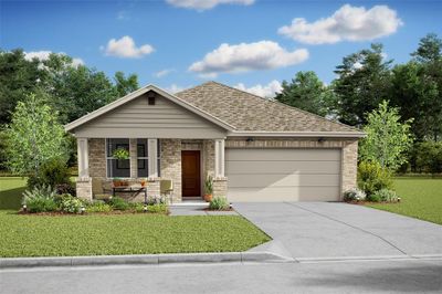 Stunning Clyde II design by K. Hovnanian Homes with elevation TA in beautiful Cypress Point. (*Artist rendering used for illustration purposes only.) | Image 1