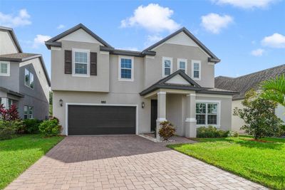 A CUL-DE-SAC street is where you will find this gorgeous two-story POOL HOME, built in 2018, it features 5-bedrooms, 3-full baths, a home chef’s DREAM KITCHEN, plus a FLEX/OFFICE and massive LOFT/BONUS at the top of the stairs! | Image 1