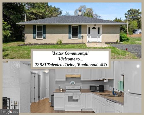 22681 Fairview Dr, BUSHWOOD, MD, 20618-2160 | Card Image