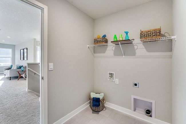 Conveniently located upstairs laundry. Photo of model home, color and options will vary. | Image 21