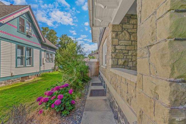 View of side of property with stone siding | Image 43
