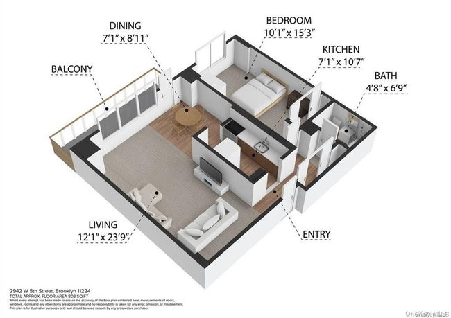 APT-11S - 2942 W 5 Th St, Home with 1 bedrooms, 1 bathrooms and null parking in Brooklyn NY | Image 18